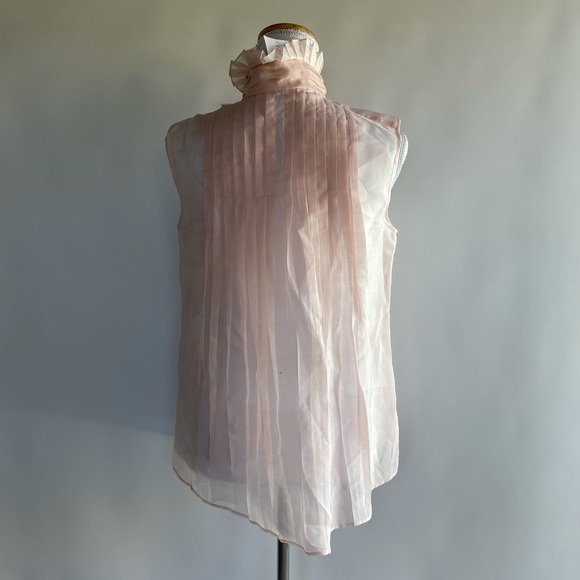 NWT Oscar de la Renta Silk Top - sz 8 - Picture 2 of 5
